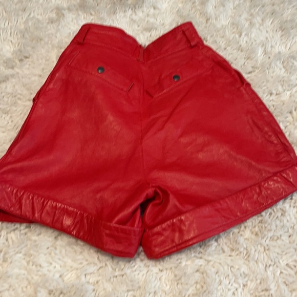 Vintage North Beach Leather Leather Shorts - Picture 4 of 4